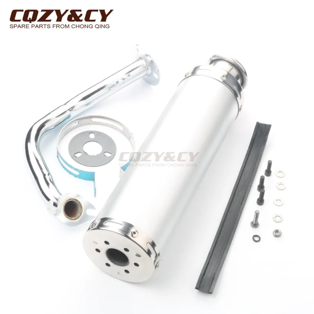 Scooter high performance exhaust pipe for Benzhou YY50QT-27 50cc 2-stroke