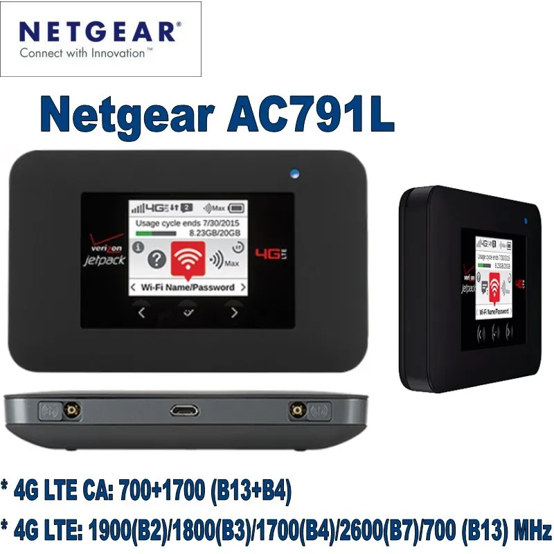 Netgear Verizon Jetpack 4G LTE Mobile Hotspot AC791L  Plus antenna