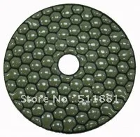 

5'' NCCTEC DRY polishing pad | 125mm resin bond diamond Premium polishing pads| DRY polishing concrete marble granite