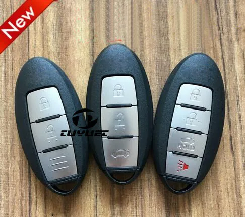 

Blank Smart Remote Key Shell 2 3 4 Buttons Case for Infiniti Car Key Blanks with Smart Spare Key Blade