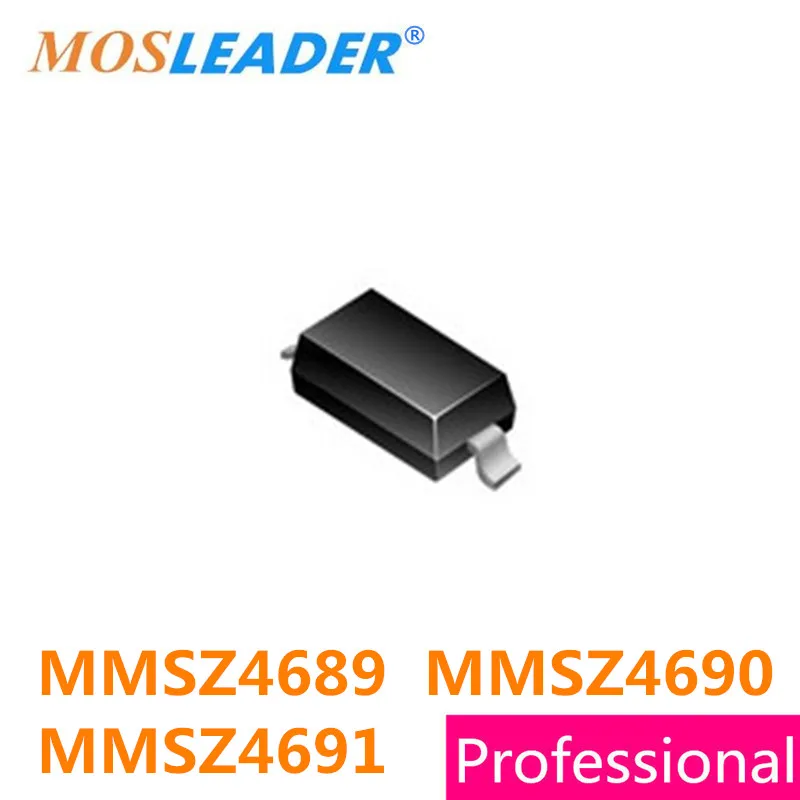 

Mosleader SOD123 1000PCS MMSZ4689 CU MMSZ4690 CV MMSZ4691 CA 1000PCS MMSZ4689T1G 1206 5.1V 5V1 5V6 5.6V 6V2 6.2V High quality