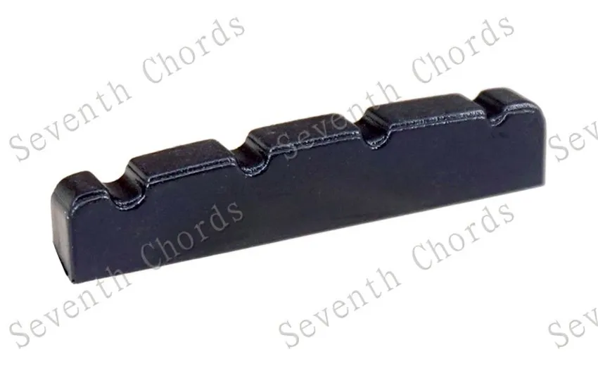 2 Stücke Kunststoff 4 Saiten Bass Muttern Größe 38*5,8*8,4mm Lvory Weiß Schwarz Für Wählen Gitarre Zubehör Teile – Detail 5