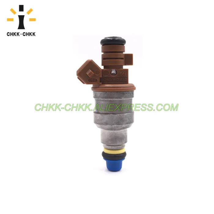 CHKK-CHKK Fuel Injector For Opel Vectra CD 2.0 16V 1995 0280150452 Flow Matched Car Engine Injection Nozzle Car Styling Injector