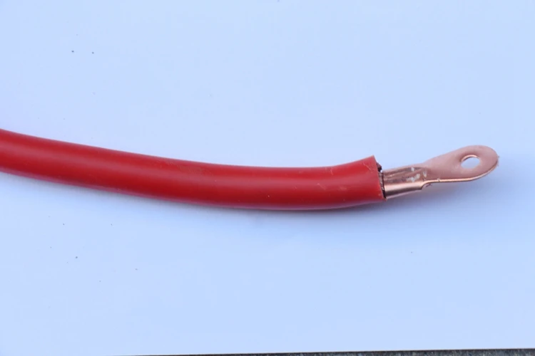 Car battery line set fire line thickening battery line positive and negative pole earth wire 35cm outter  NO.C0179