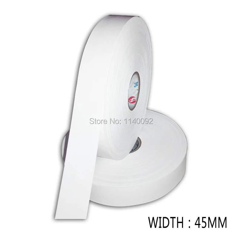 wholesales 200 meters width 45mm blank white nylon tape/customize clothing care labels/garment printed tags/blank tape printing