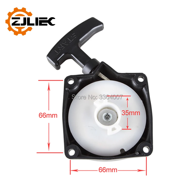 1pc starter assy fit for 33cc 36cc 43cc 49cc 2stroke Gas Scooter dirt bike mini ATV Pocket Bike Pull Start Starter assembly