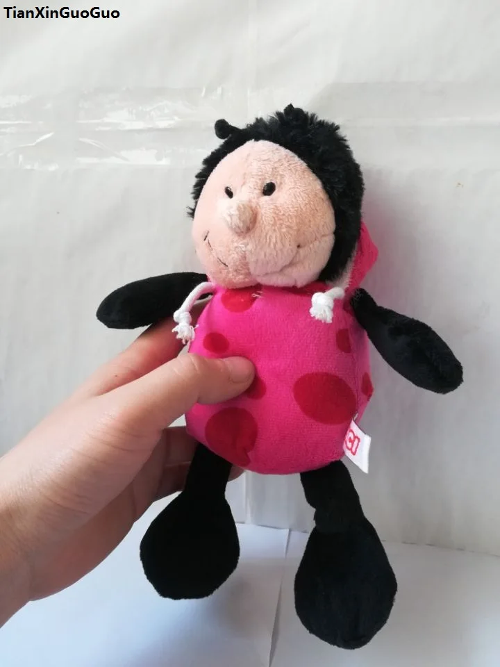 about 25cm pink ladybird soft doll new style cartoon ladybird plush toy baby toy birthday gift w0235