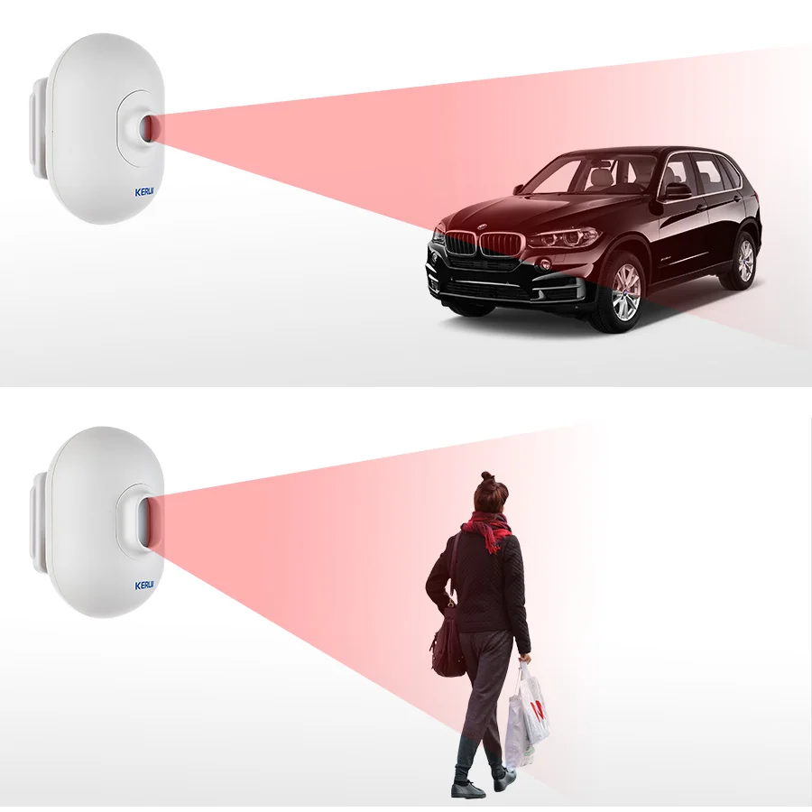 KERUI P861 Mini Waterproof PIR Outdoor Motion Sensor For KERUI Wireless Security Alarm Burglar Alarm System