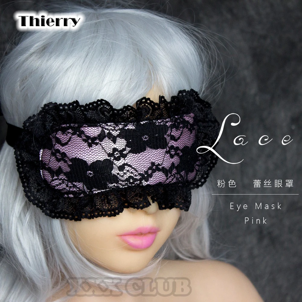 Thierry increase sexual tension and magnify arousal Lace blindfold Sex Toys for Couples,Fetish Mask eyeshade for adult games