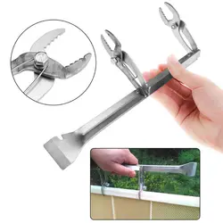 Pro Beehive Clip Stainless Steel Frame Capture Clamp Grasp With Knife Bee Case Cap Beekeeping Tools Equipment Clips