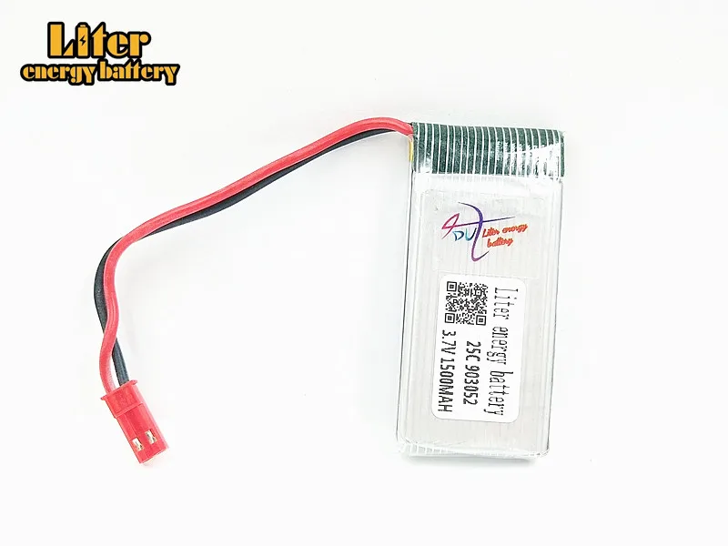 3.7V 1500mAh Central Church 887 remote control aircraft 903052 25c US lithium battery 3.7V 1500mAH GSP Linda T05