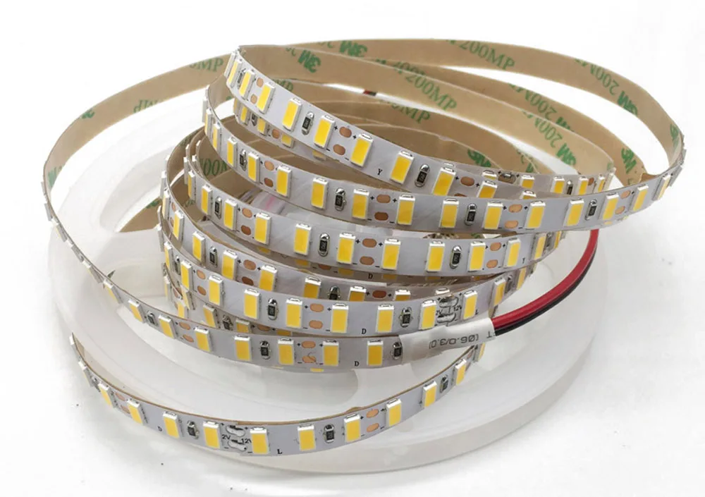 120leds/m 5M led strip SMD 5730 Flexible led tape light SMD 5630 Not/ waterproof white /warm white DC12V