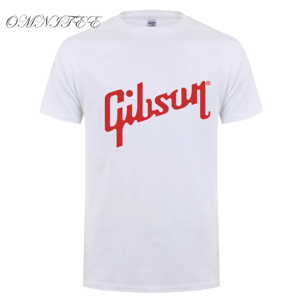 Summer New Gibson T Shirts Men Cotton O Neck T-Shirt Man Short Sleeve Tshirt Euro Size Hip Hop Men Tee Tops Free Shipping OT-040