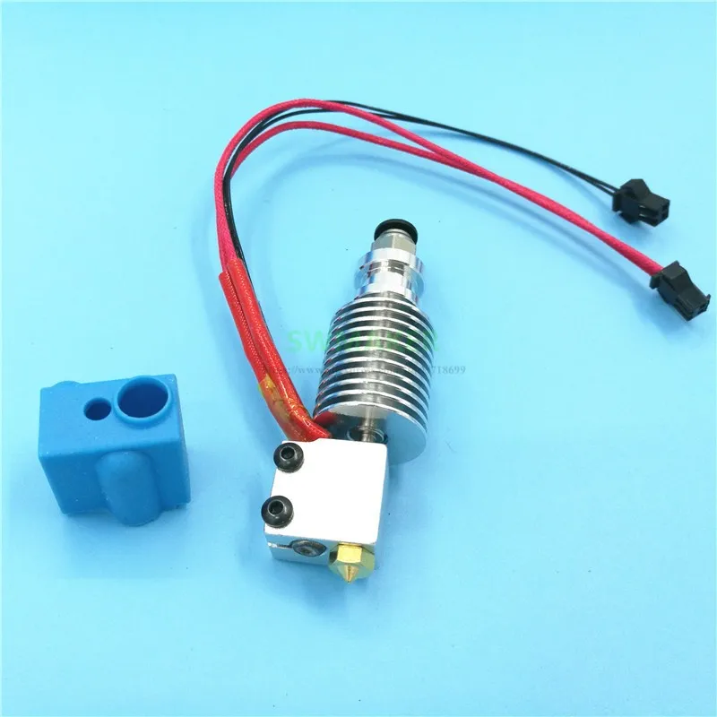 

TEVO All metal bowden/direct hotend with blue Silicone Sock volcano nozzle for Little Monster 3D printer accessories