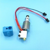 TEVO All metal bowden/direct hotend with blue Silicone Sock volcano nozzle for Little Monster 3D printer accessories
