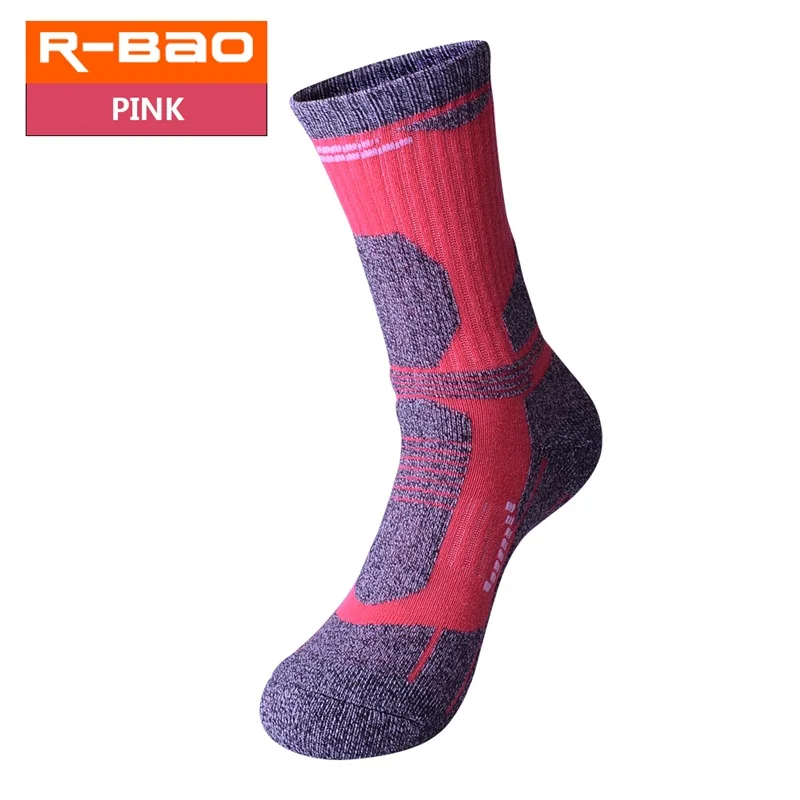 RB3322 R-BAO Outdoor Hiking Socks Terry Thicken Sports Socks for Running Climbing Spring Autumn Winter