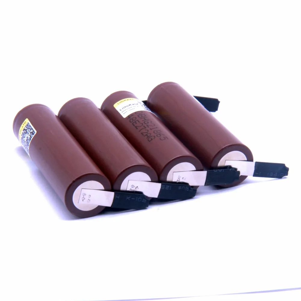حار 2 قطعة LiitoKala الأصلي ل HG2 18650 3000mAh بطارية 3.6 فولت التفريغ 20A مخصصة عالية الطاقة التفريغ