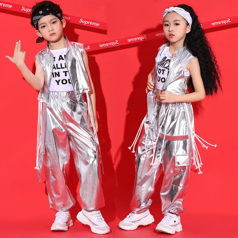 Children's Day Costume Jazz Dance Costume Boys and Girls Model Walk Show Hip-hop Hip-hop Suit Shelf Drum Performance Costume