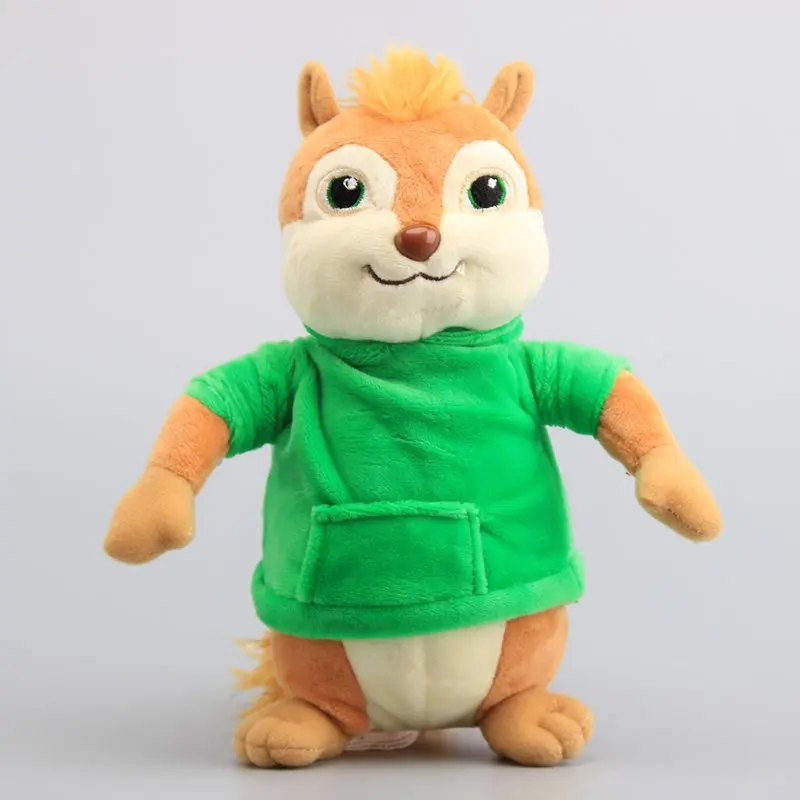 Alvin and the Chipmunks Halloween Plush Toys Kawaii Fluffy Chipmunks Stuffed Animals 9\