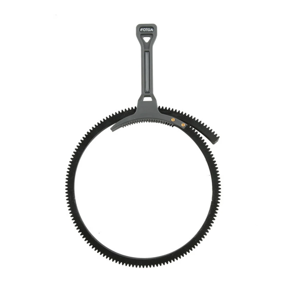 FOTGA DSLR Zoom Follow Focus Grey Handle Lever Flexible Gear Belt Ring 46mm to 110mm