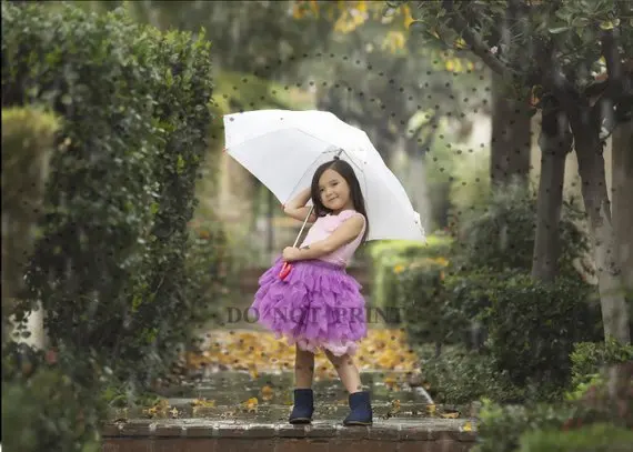 Rain Sun Ray Walk Way Green tree backdrops  High quality Computer print children kids photography backgrounds