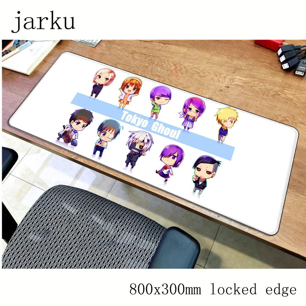 Tokyo Ghoul mousepad gamer 800x300X3MM gaming mouse pad large Beautiful notebook pc accessories laptop padmouse ergonomic mat