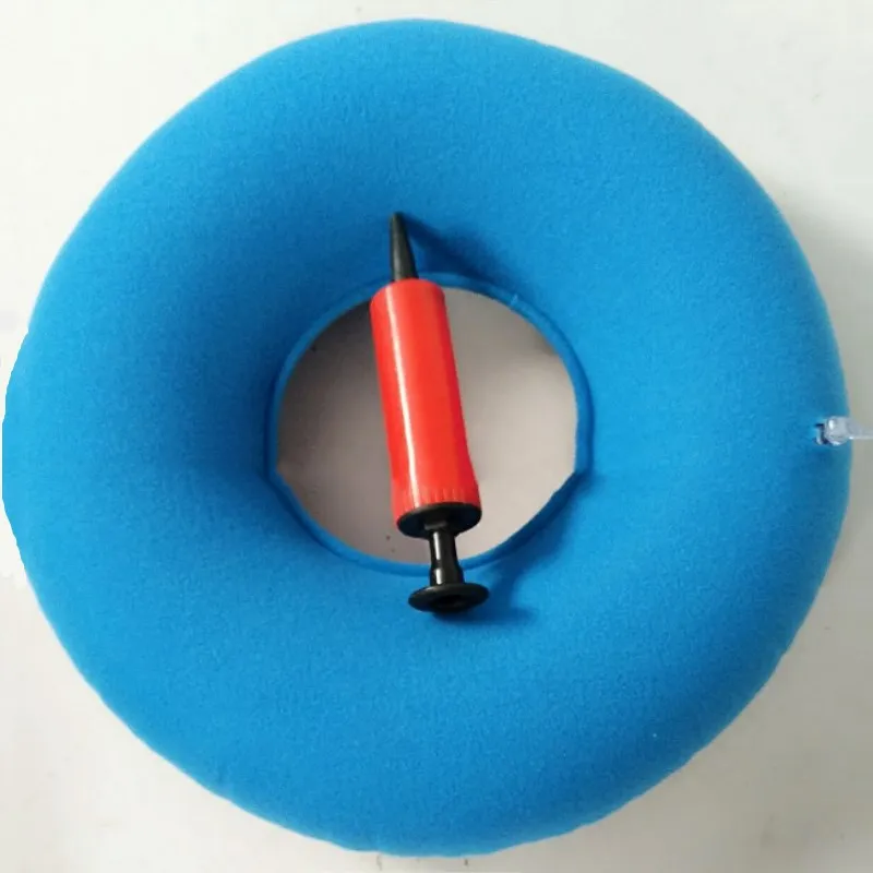 Anello gonfiabile in vinile cuscino per sedile rotondo cuscino per emorroidi medico airbag in PVC cuscino per sedile gonfiabile efficace prevenire il decubito