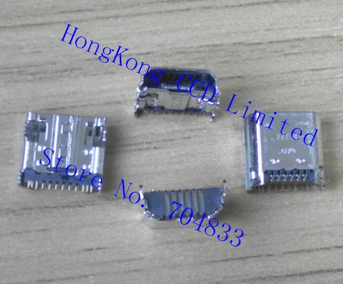 

500pcs/lot Micro USB Charging Dock for I9200 Puerto I9205 Tab 3 10.1 P5200