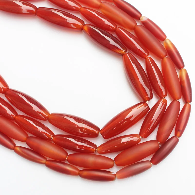 Red Agate Oval Beads , 15inch per strand 6-30mm , For DIY Jewelry Making