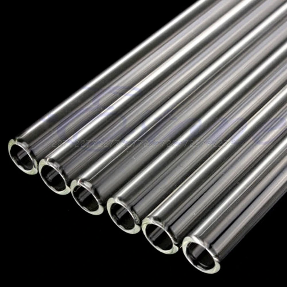 New Clear Glass 10mm Reusable Wedding Birthday Party Drinking Straws Thick Straws JUL24 dropship