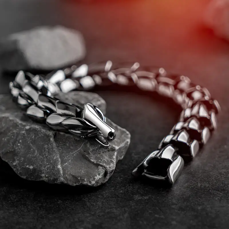 

High quality Dragon vintage punk bracelet for men stainless steel fashion Jewelry