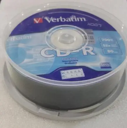 Verbatim cd 52 blank cd-r cd rom boxed