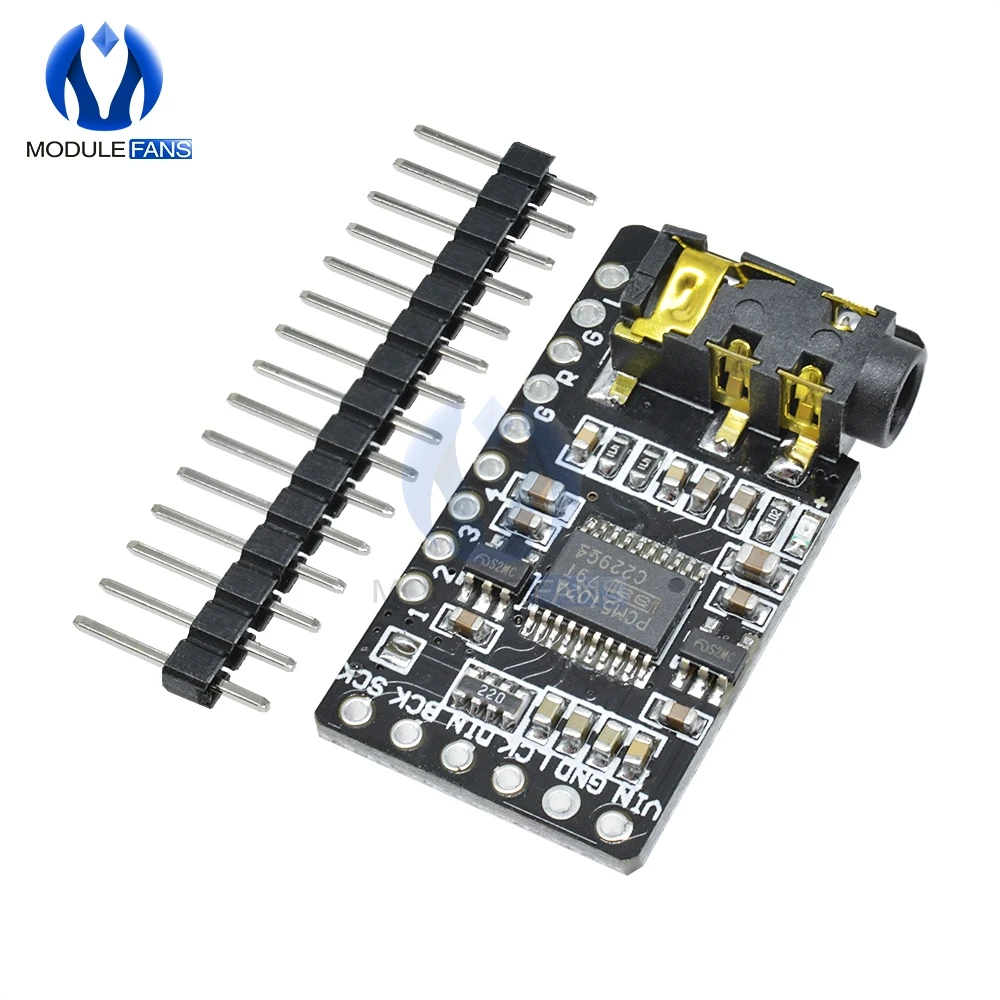 Interface I2S PCM5102 DAC Decoder GY-PCM5102 I2S Player Module For Raspberry Pi pHAT Format Board Digital Audio Board