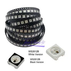 DC 5V WS2812B LED Chip White/ Black led WS2812 IC in LED Chip SMD 5050 RGB For Strip Display Screen  Individually Addressable