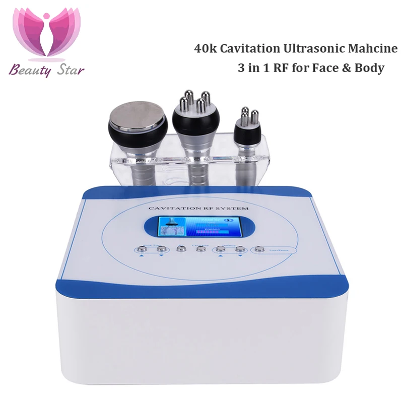 

40k Cavitation 3 in 1 RF Ultrasonic Machine Weight Loss Body Spa Negative Pressure Shaping Beauty Instrument Salon Home Use