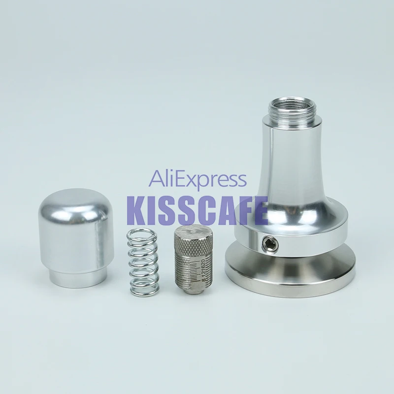 51mm 53mm 57mm 58mm Coffee Tamper Elasticity Adjustable 304 Stainless Steel Aluminum Handle Pressure Hammer Accessories