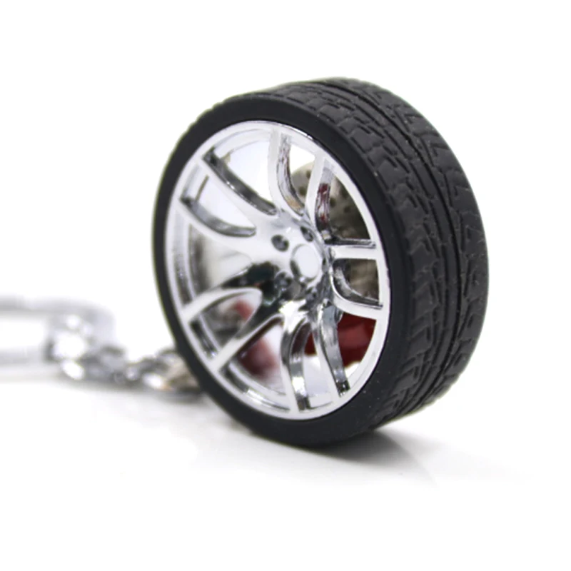 Wheel RIM Alloy key chain High Quality metal Keychain Car Key Chain Key Ring wheel hub Key ring RI002