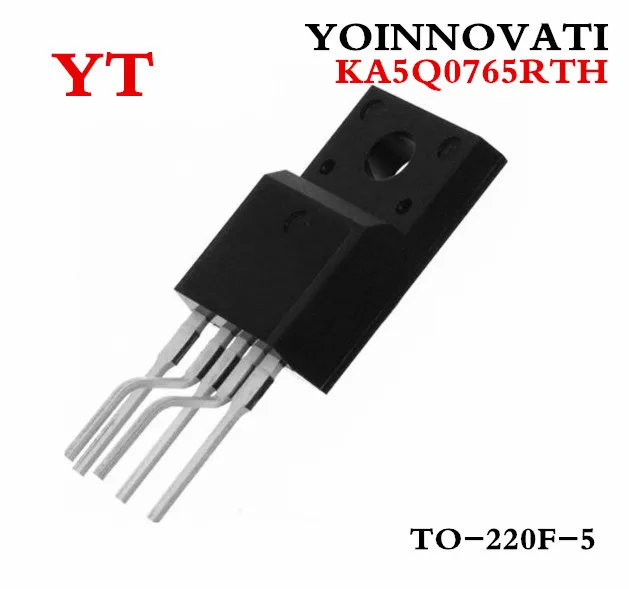 10PCS KA5Q0765RTH KA5Q0765 5Q0765 0765 5Q0765RT IC FPS SWITCH CTV TO-220F-5