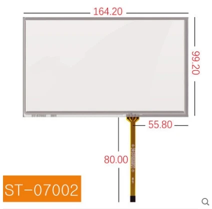 164*99 164.20*99.20mm nowy 7 cal rezystancyjny ekran dotykowy