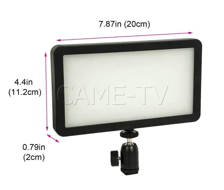 CAME-TV Boltzen Light Perseus Bi-Color 20 Watt Portable LED Silm Panel Light P-20B Led video light