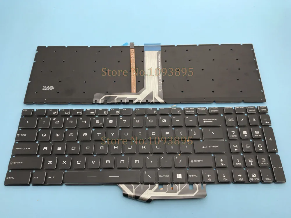 

For MSI CR62 2M 6M CR72 6ML 7ML CX62 2QD 6QD 6QL 7QL CX72 7TH GE62 203MX 6QF GE72 075MX 2Q English Keyboard Full Color Backlit