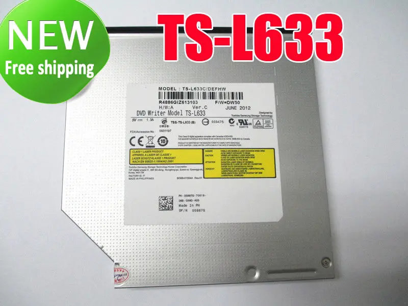 

DVD+RW CD+RW Burner Drive DVD Writer Model TS-L633 for LAPTOP