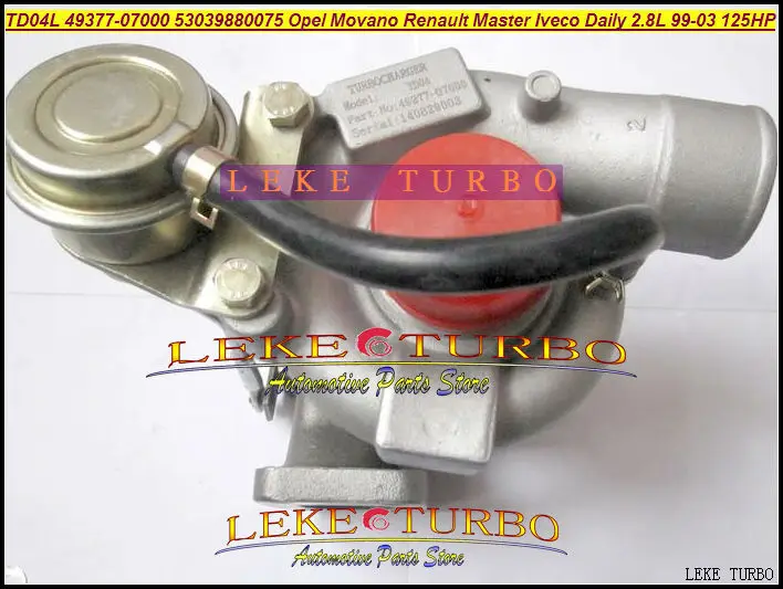 xxx TD04L 49377-07000 53039880075 53039880034 53039700034 454126 Turbo For IVECO Daily For OPEL Movano Master 8140.43S.4000 2.8L