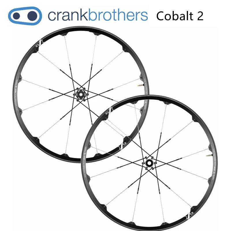 Crankbrothers Cobalt2 26/27.5/29er Mountain Bike Wheels 24H with QR/15MM F AXLE 4 Bearings Disc Brake Bicycle Wheelset