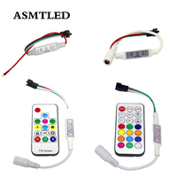 DC 5-24V Mini 3Key / 14Key RF / 21Key RF Remote Controller For WS2811 WS2812B SK6812 6803 1903 Dream Color Pixel LED Strip light