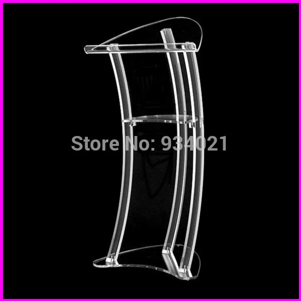 Free shipping acrylic podium, church pulpit and podium, acrylic pulpit furniture plexiglass