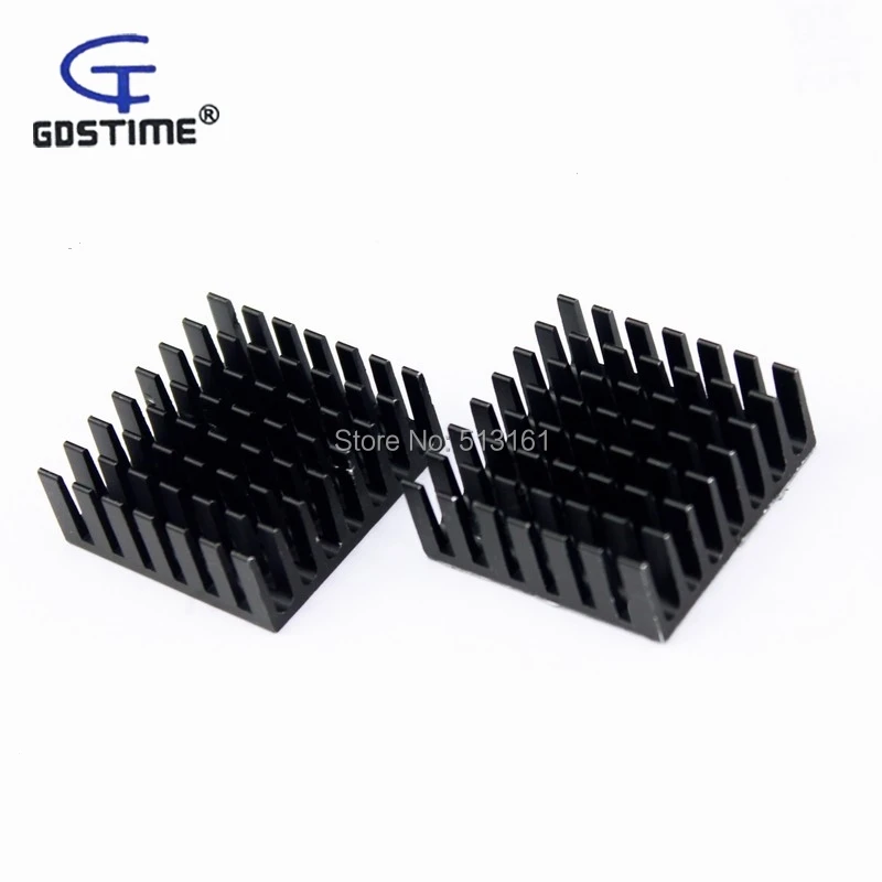 Gdstime – dissipateur thermique en aluminium 28x28x11mm, 12 pièces, puce CPU, CPU, VGA, RAM, radiateur IC