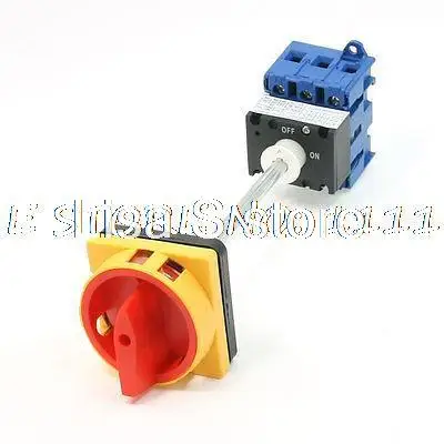 

ON/OFF 2 Position Rotary Cam Changeover Switch AC600V 63A