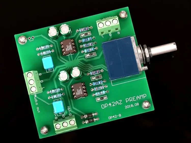 

GZLOZONE Ceramic Seal OP42FZ FET Input High Speed Tube Sound Style Preamp Board L11-26