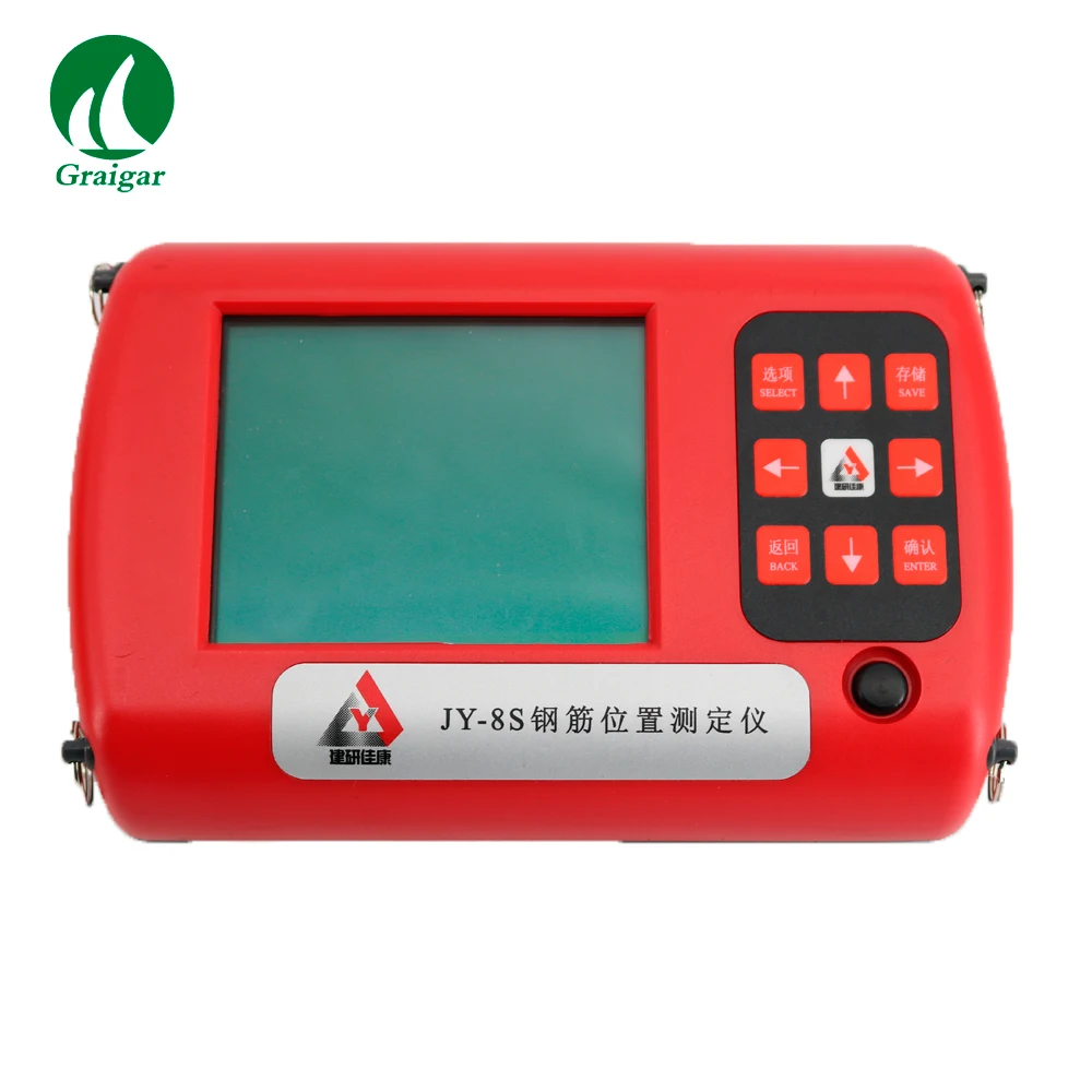 New JY-8S Concrete Rebar Locator Scanner Covermeter Ferromagnetic Objects Finder Grid Scan Concrete Reinforcement Detector